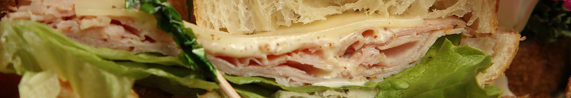 Eating Deli Sandwich Cafe at Rossi's Cafe and Deli restaurant in Concord, CA.